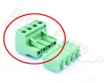 Pluggable terminal 4-pin female - Dinkle 5ESDV